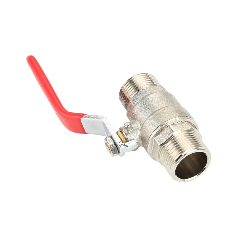 Factory Manual Brass Ball Valves 1/2'-1' Sizes with Butterfly Handle for Gas Water Oil-OEM Customization Supported