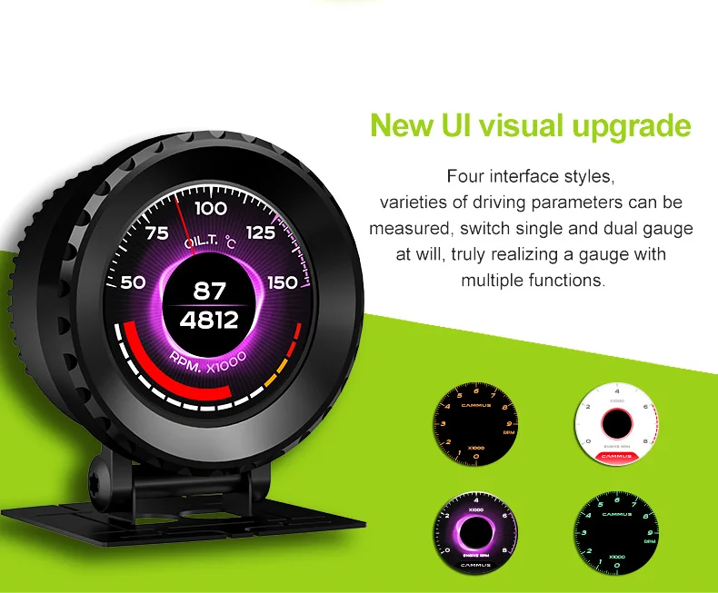  Universal Obd2 Fuel Gauge Digital Air Pressure Speedometer Boost Gauges For Car Bmw