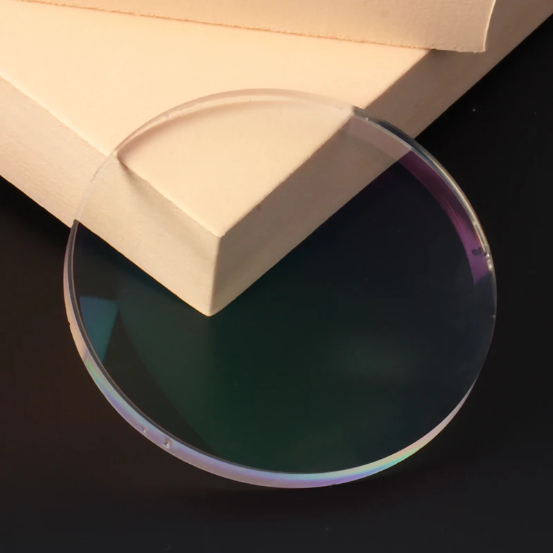 China Cheap Prices 1.56 1.61 1.67 HMC Single Vision Blue Block Glass Lens Optical Spectacle Lenses