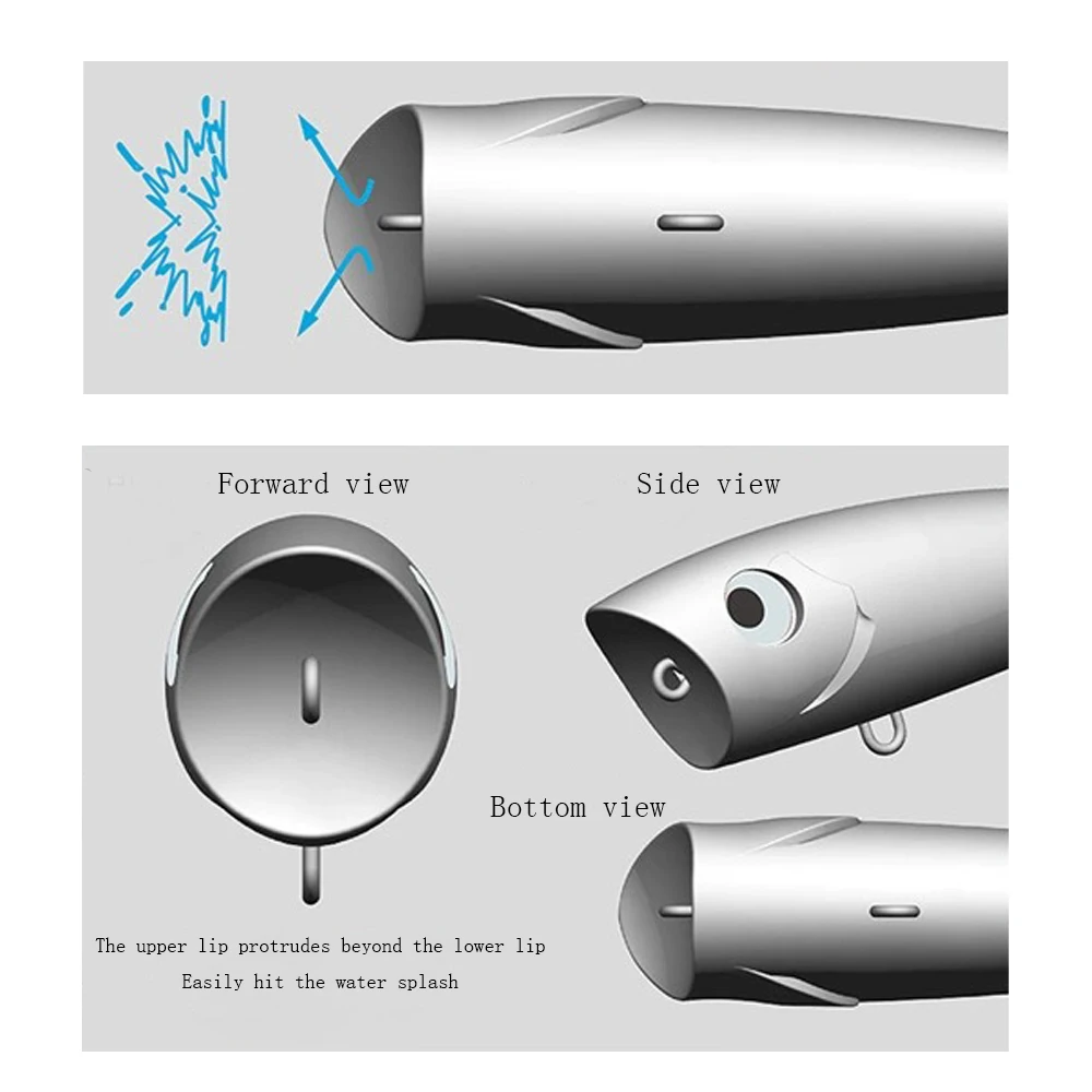 Long Casting Pencil Lure Popper Wobblers Fishing Lure Collection Big Game Stick Baits Good Action Abalone Shell Popper River