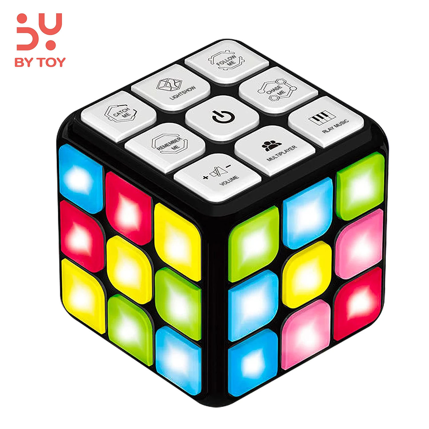 Educational Electric Puzzles LED Flashing Electronic Handheld Fidget Cube Brain Memory Training Speed Game STEM Sensory Toys