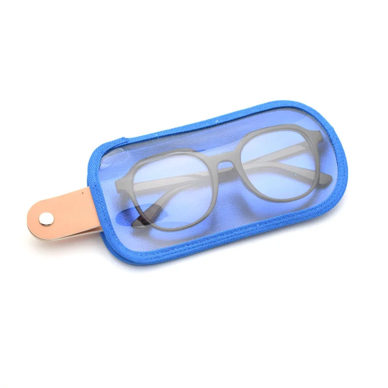 New Ice Cream Glasses Case Portable Color Snap Sunglasses Bag Protector Eyewear Accessories PVC Foldable Glasses Box