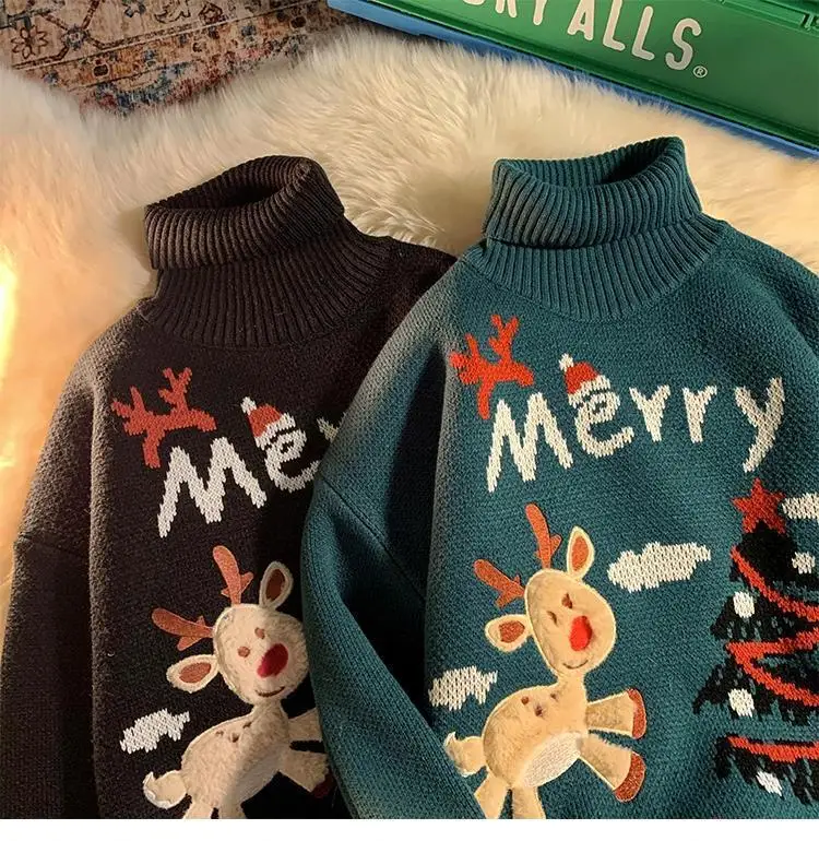 
Wholesale fashion Christmas Holiday winter warm knitting sweaters 