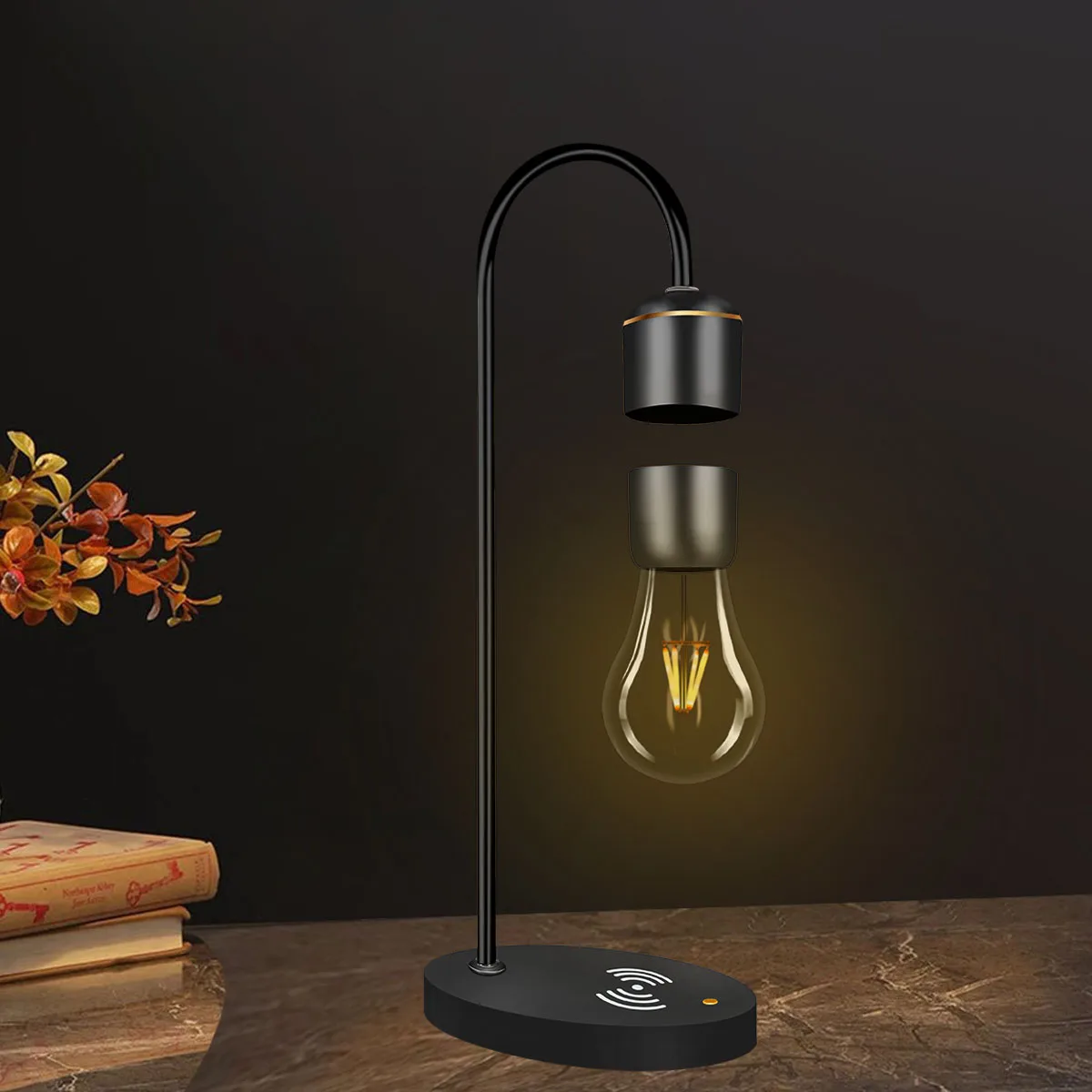 Patent verified Gifts set moon plant lamp magnetic levitation levitating light bulb