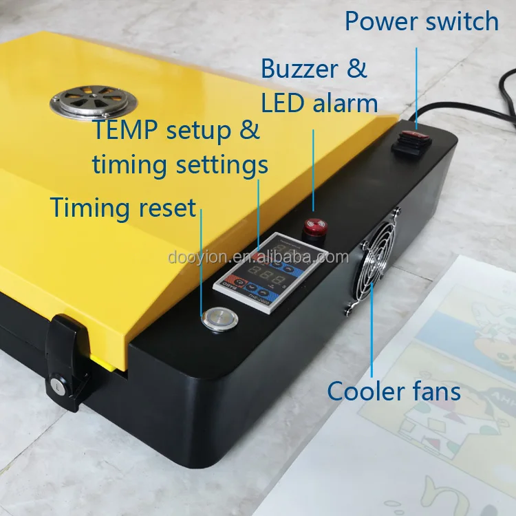 A3 DTF 60CM A2 A3+  L1118/L1800/1390 ink pet film Sheet Oven Dryer hot melt Powder heating machine DTF A4 A3 drying curing Oven
