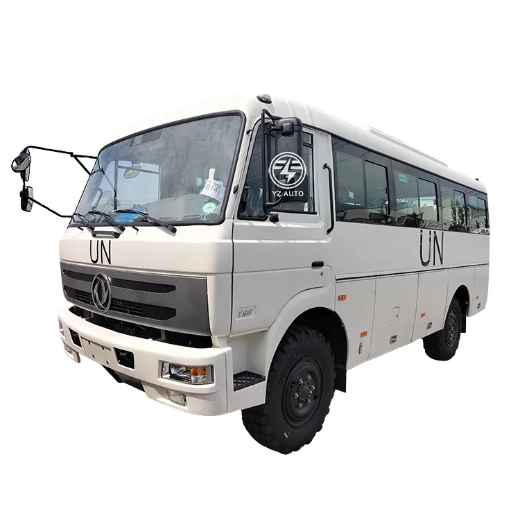 Dongfeng brand luxury off-road bus 4x4 AWD 30seat short distance Mini Bus