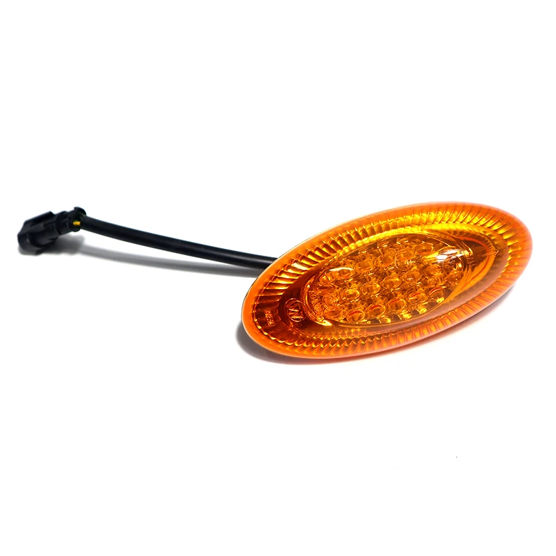Bus Lighting Accessories ZX527 LED 24V yellow Bus side signal lights 4111-00037 Bus Side Turn Light