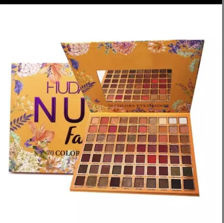 hudababy high quality cosmetics high pigment 88 colors eye shadow for sale