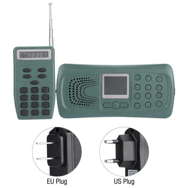 20W 126dB Hunting Remote Control Bird Caller Loud Speaker with Carry Case CP-387B