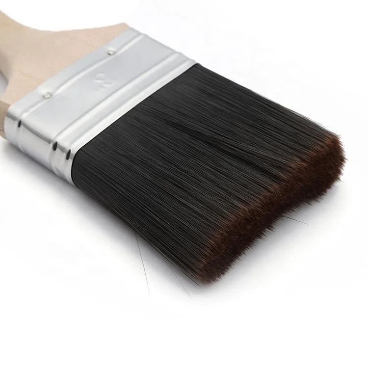 Best seller nylon paint brushes bristle size from 1 inch to 4 inch cheap bristle paint brush