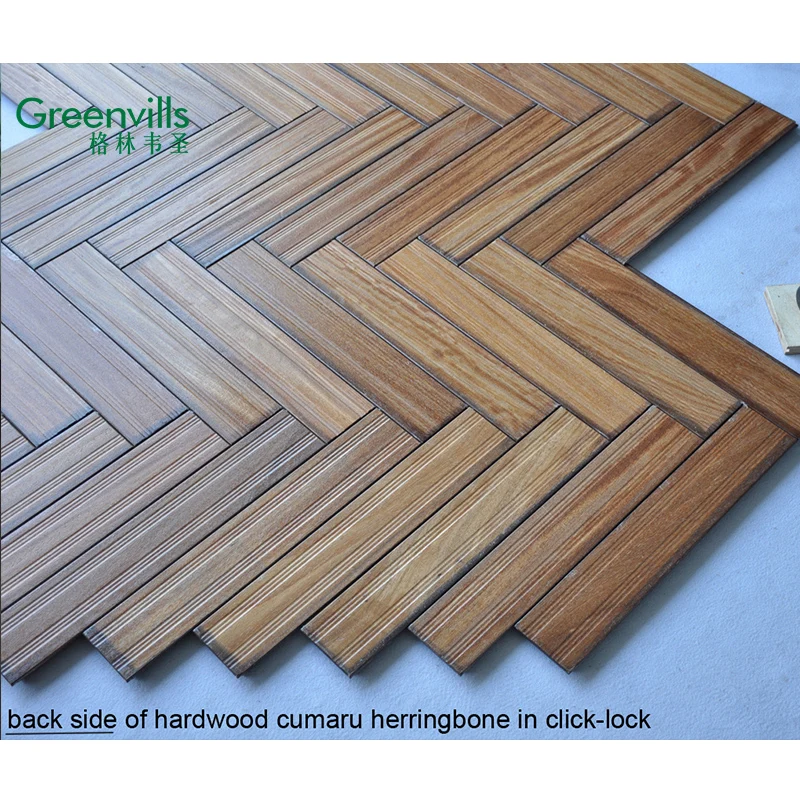 Деревянный паркет в елочку, 90 градусов, 18 мм