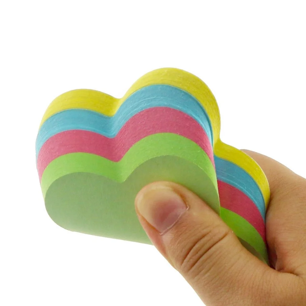 Custom12 Different Shapes of Colorful Sticky Notes Bundle Pack 12 Pads 100 Sheets Per Pads A total of 1200 Cute Memo Pad
