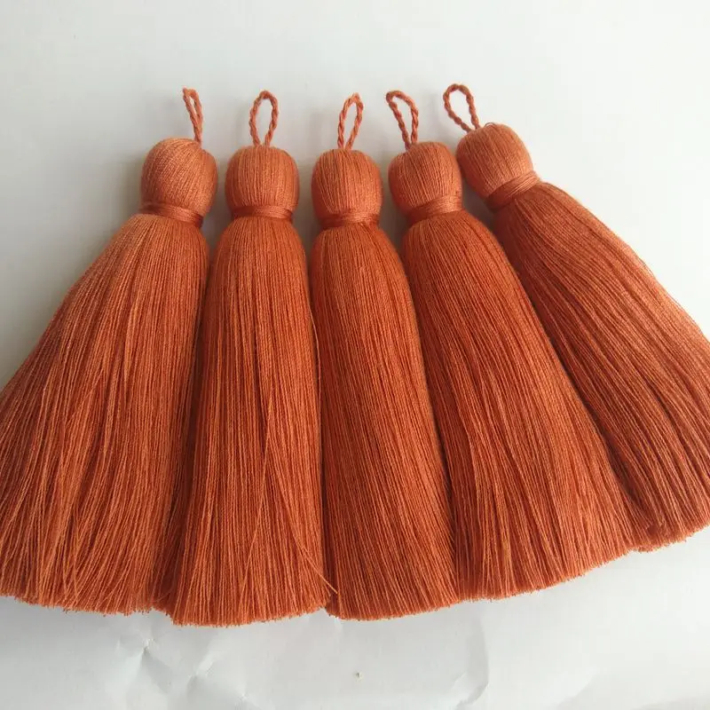 Заводской пользовательский бесплатный образец 700 цветов большой 1,2 см хлопок кисточки для ювелирных изделий