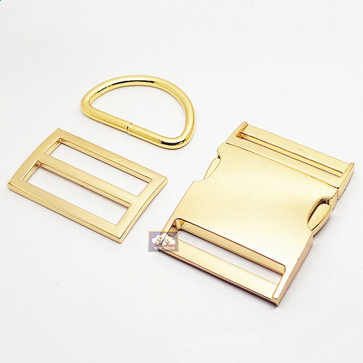 Wholesale metal strap buckles for bags 40mm lock metal buckles custom LOGO