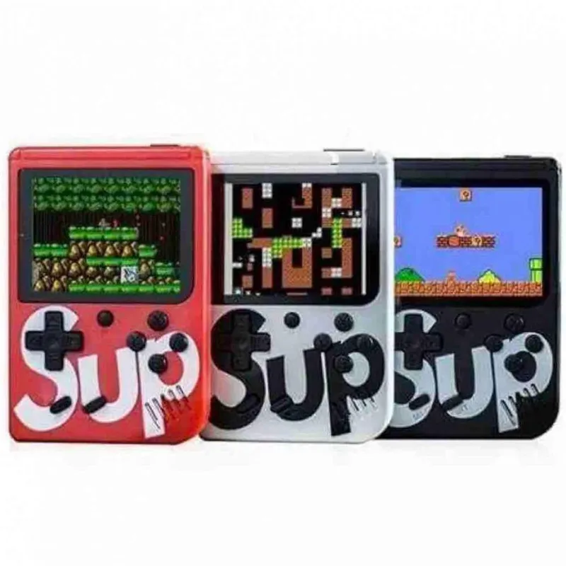 
Sup Console Game Box 400 in 1 Classic Games Retro Handheld Mini Game Console Support Double player for Christmas Gift 