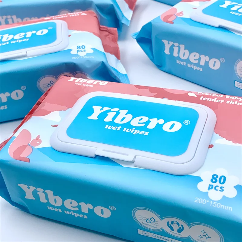 Wholesale Biodegradable Baby Wet Wipes Water Wipes Unscented for Sensitive Skin