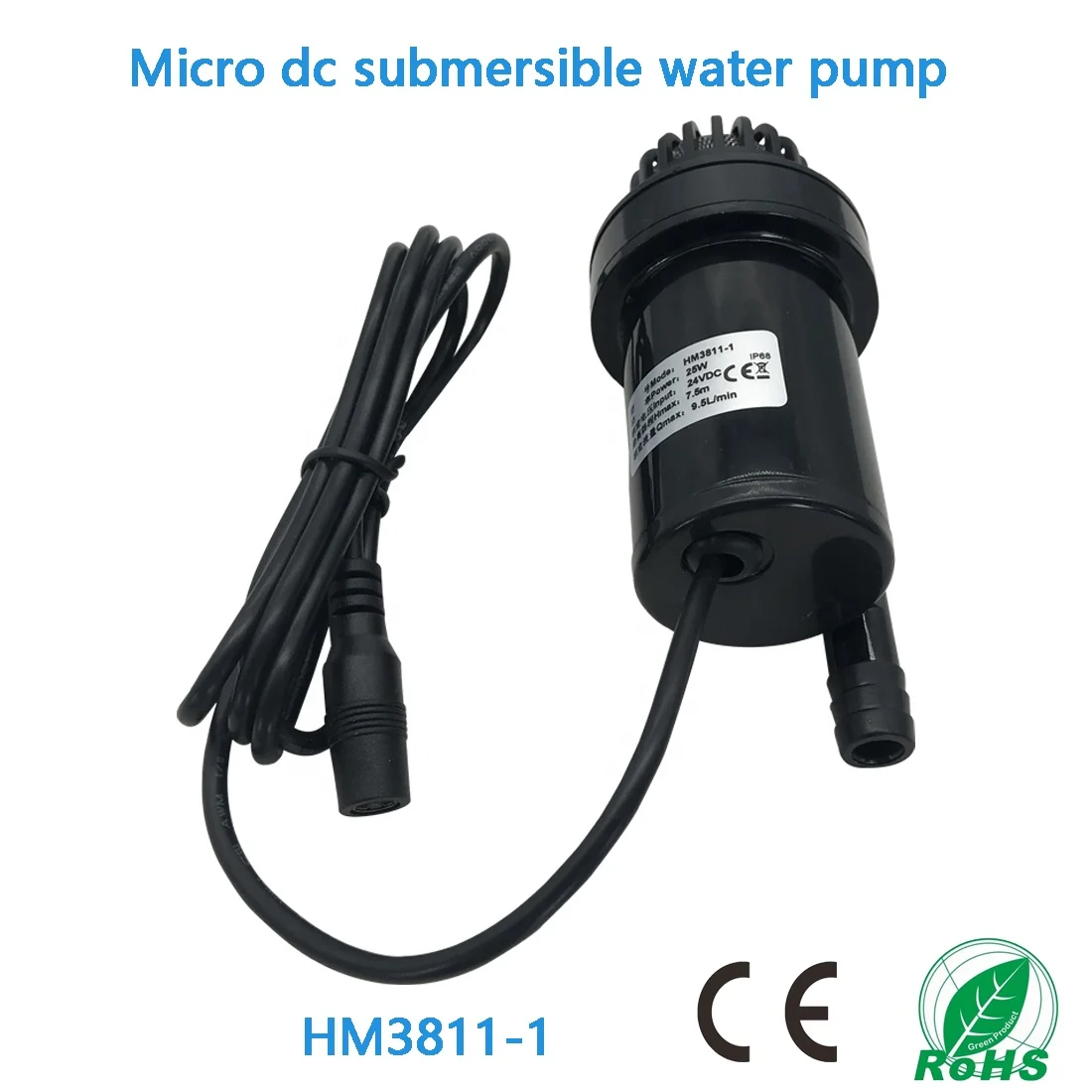 Long life low noise 12V 24V dc mini submersible water pump aquarium water pump dc fountain water pump mini for camping shower