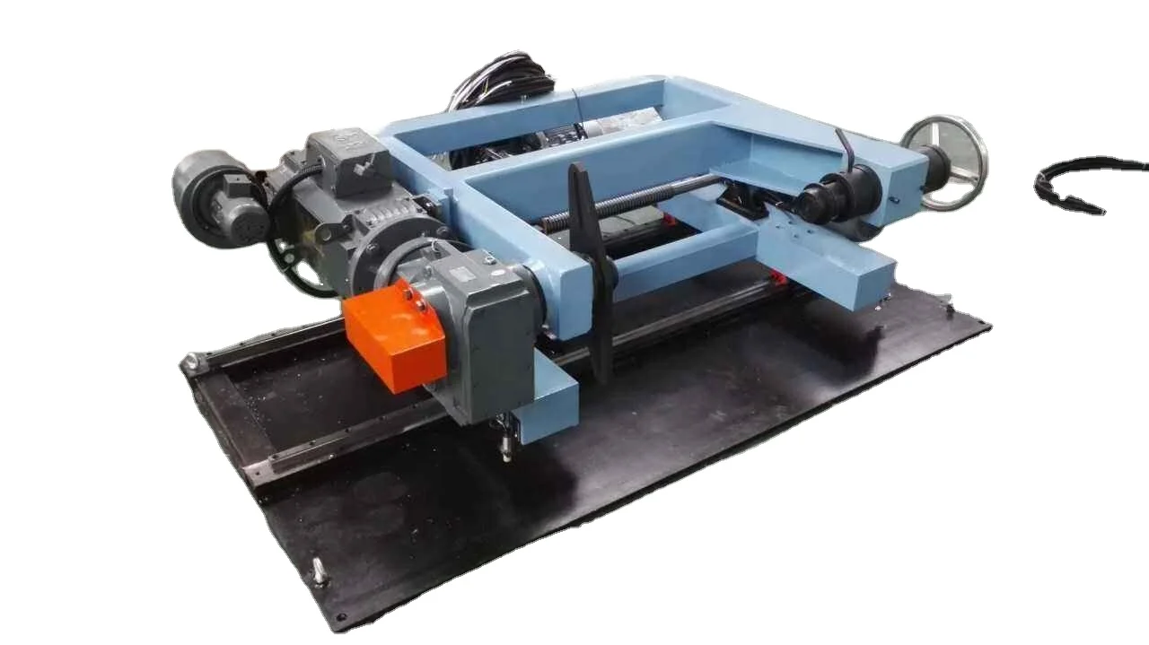 Transformer lamination core cutting machine with step-lap function both horizontal and vertical