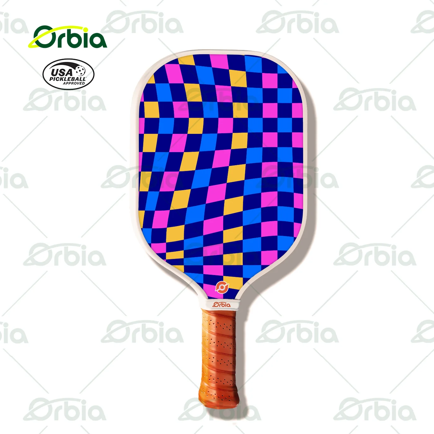 Orbia Sports Customized Design Honeycomb Graphite 13mm 16mm Thickness Full Raw Carbon Fiber Pickleball RacketsPaddle