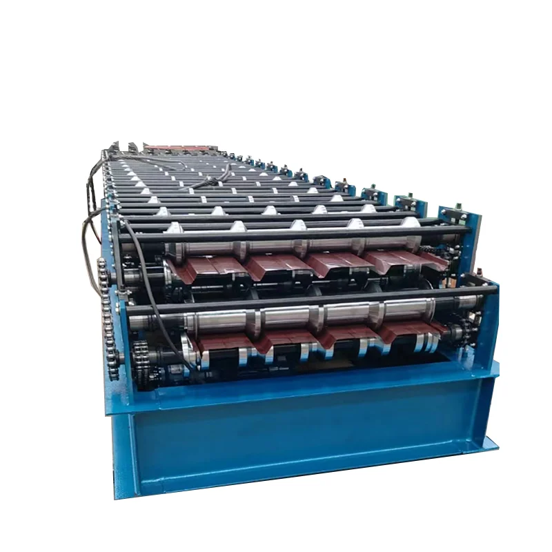 Ibr Ppgl  Ppgi Roof Tile Glazed Tile Metal Sheet Roll Trapezoidal Profile Cold Roll Forming Machine Roll Forming Machine
