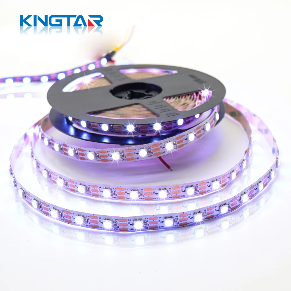 Адресная Светодиодная лента SK6812 60 светодиодов/м RGB Пиксельная гибкая для украшения/Hotle