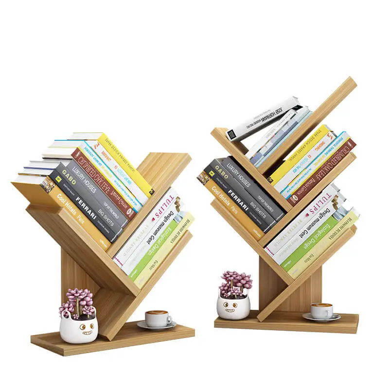 
Hot selling customizable simple household tree-shaped bookshelf 