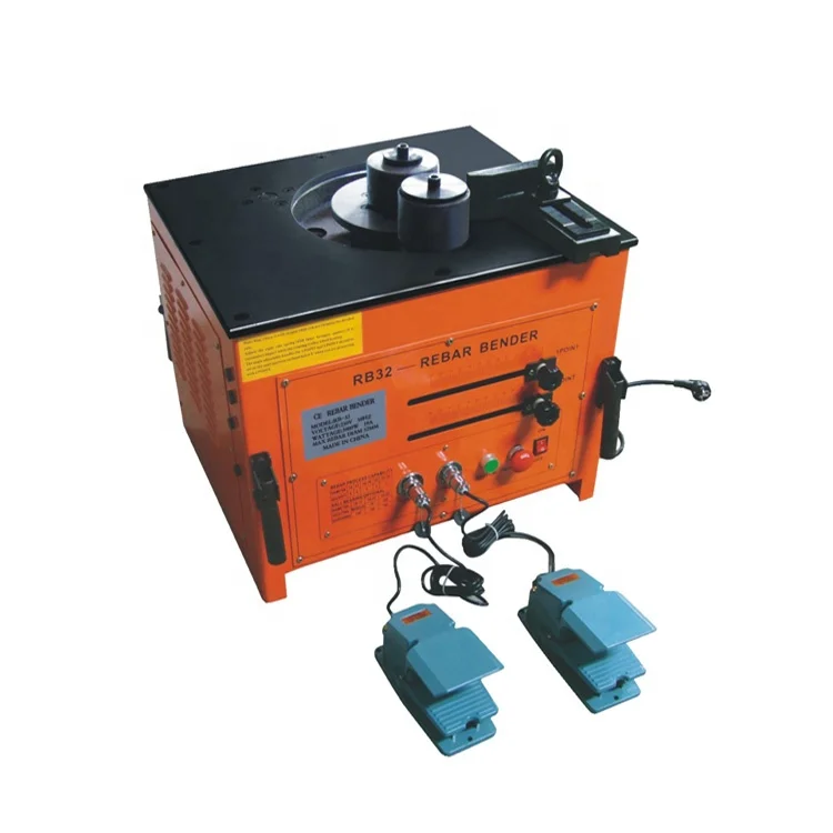 Electric Automatic steel bending machine hydraulic 32mm  rebar bender machine