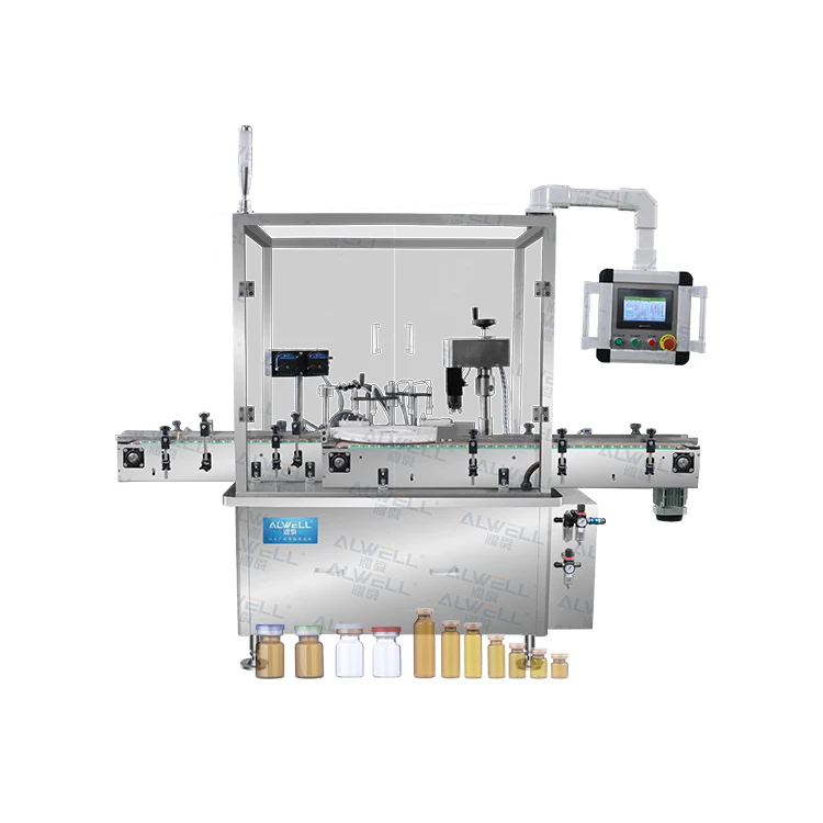 Pneumatic filling machines pharmaceutical production small bottle oral liquid filling capping and labeling machine