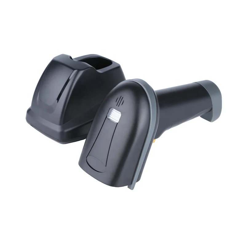 High Quality Blue tooth Wireless Bar Code Reader Direct Factory QR Datamatrix Barcode Scanner With Charging Cradle