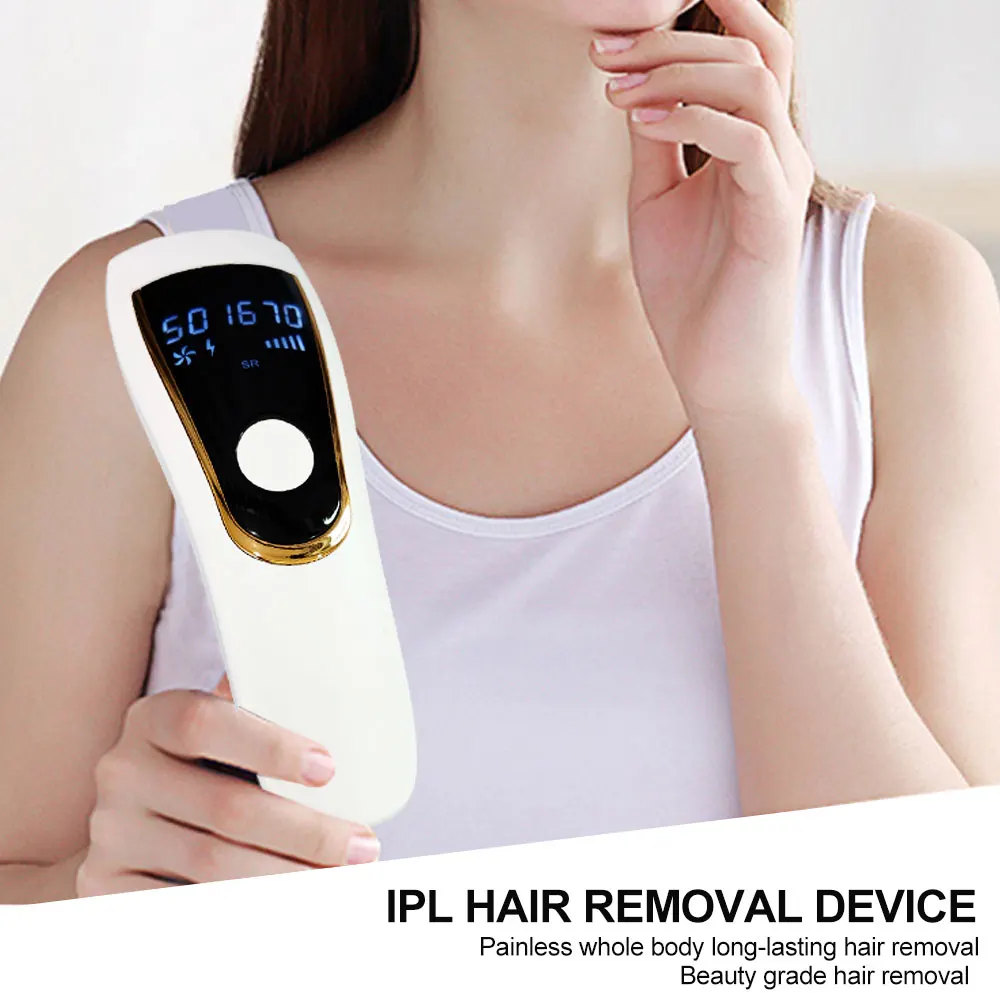 Handheld removal hair IPL Device Epilator Painless Hair Remover Device Whole Body Facial Armpits Back Legs Arms Face Bikini Line