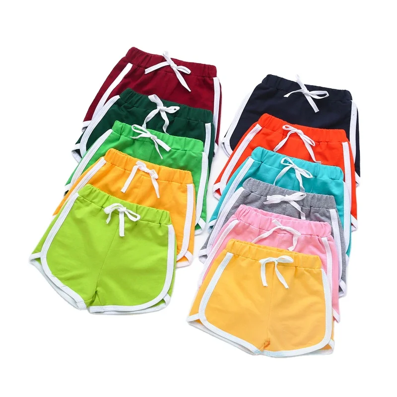 
Kids Mid Waist Sports Shorts Girls Casual Beach Shorts 3 to 8 Years 