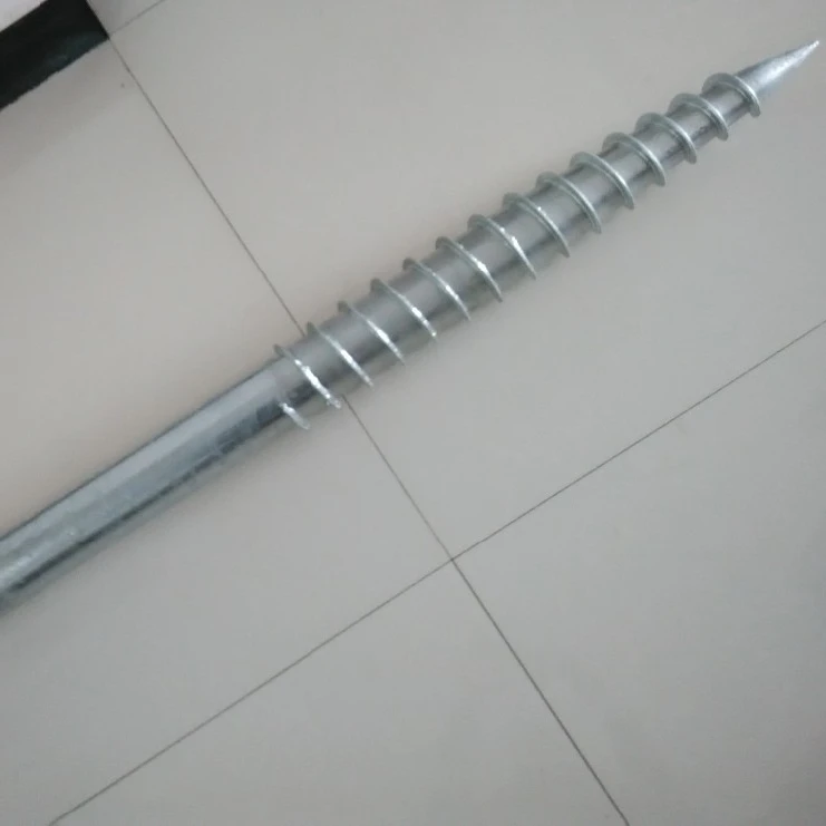 Горячеоцинкованный заземляющий винтовой анкер