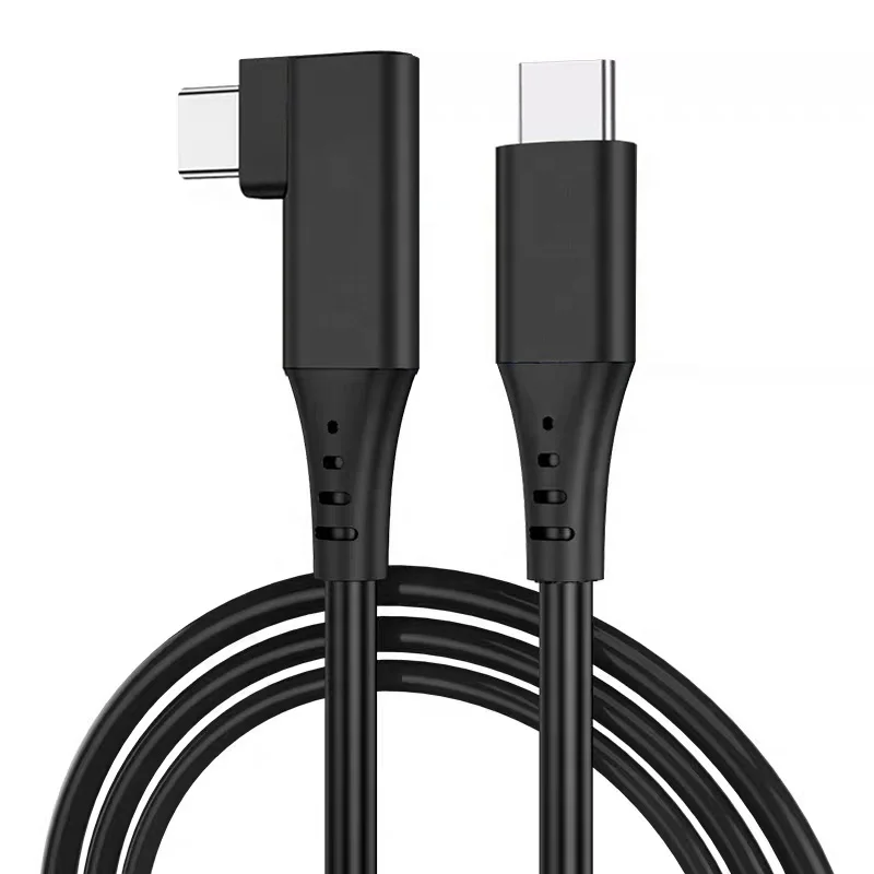 USB 3.1 Type C to C Gen 2 Cable 90-degree TPE jacket 10Gbps USB PD Charge Cable 87W 100W HDM I 4K 60Hz OEM/ODM cable