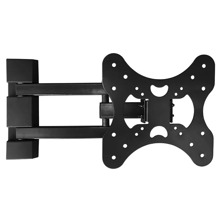 Free Shipping Wholesale Tilt Swivel articulating arm tv mount bracket vesa 75x75/100x100/150x150/200x200mm  load up to 100lbs