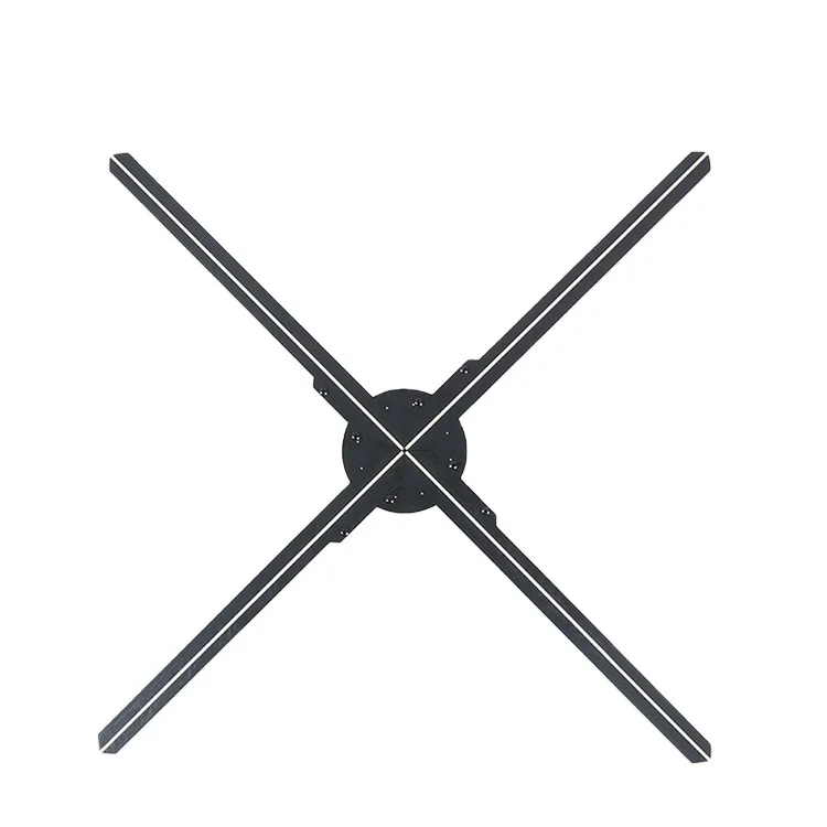 42cm 2 Blade 3D Advertising Hologram Display Fan Wall Mounted High Resolution Holographic Display Machine for Bar Displaying