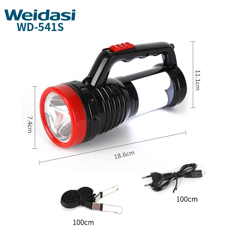 Wholesale Camping Lamp Long Runtime Handheld LED Search Light Rechargeable Powerful Led Hunting Searchlight