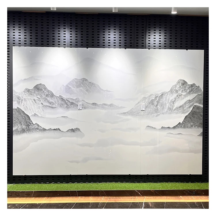Chinese exporter  living room glossy ceramic calacatta full body floor and wall slim white porcelain tiles polished