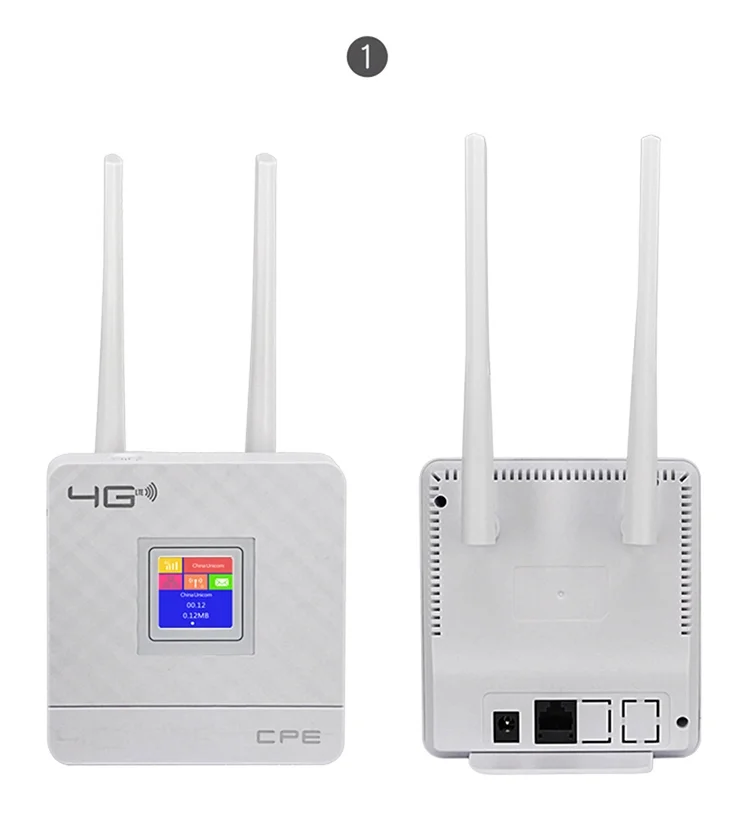 
Indoor 4G LTE CPE Desk Router LAN WAN 150Mbps 802.11.b/g/n CE Rohs Support MIFI Hotspot Global Travelling Free Customization 
