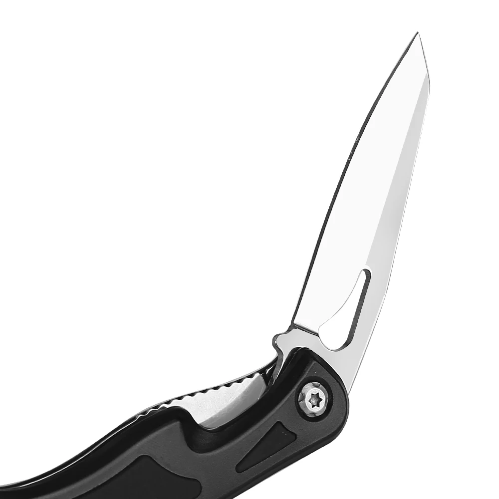 Outdoor Carabiner pocket knife,Multipurpose credit card tools,camping household hand tools sets