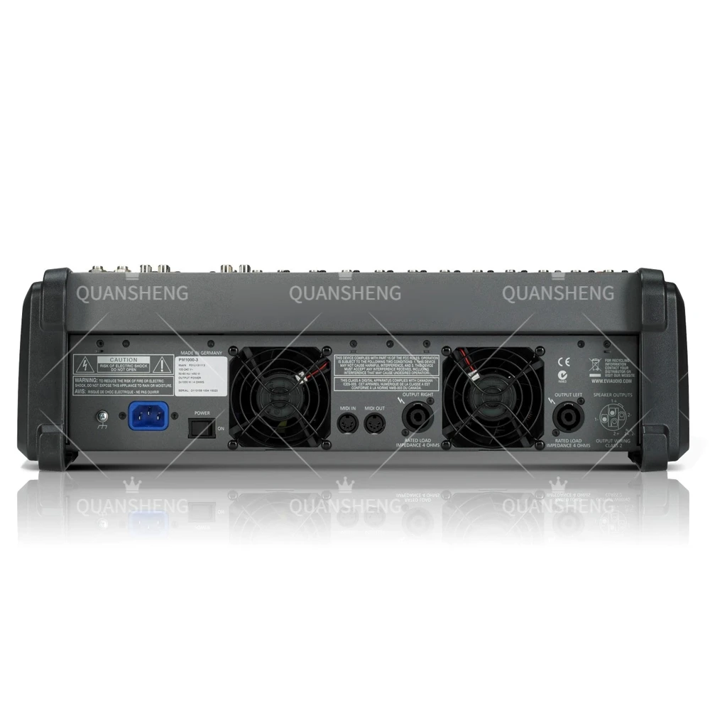 PM1000-3 Professional Audio Mixing Console 99 DSP with Power Amplifier Power Mixer for Stage Controller Stereo Mixer