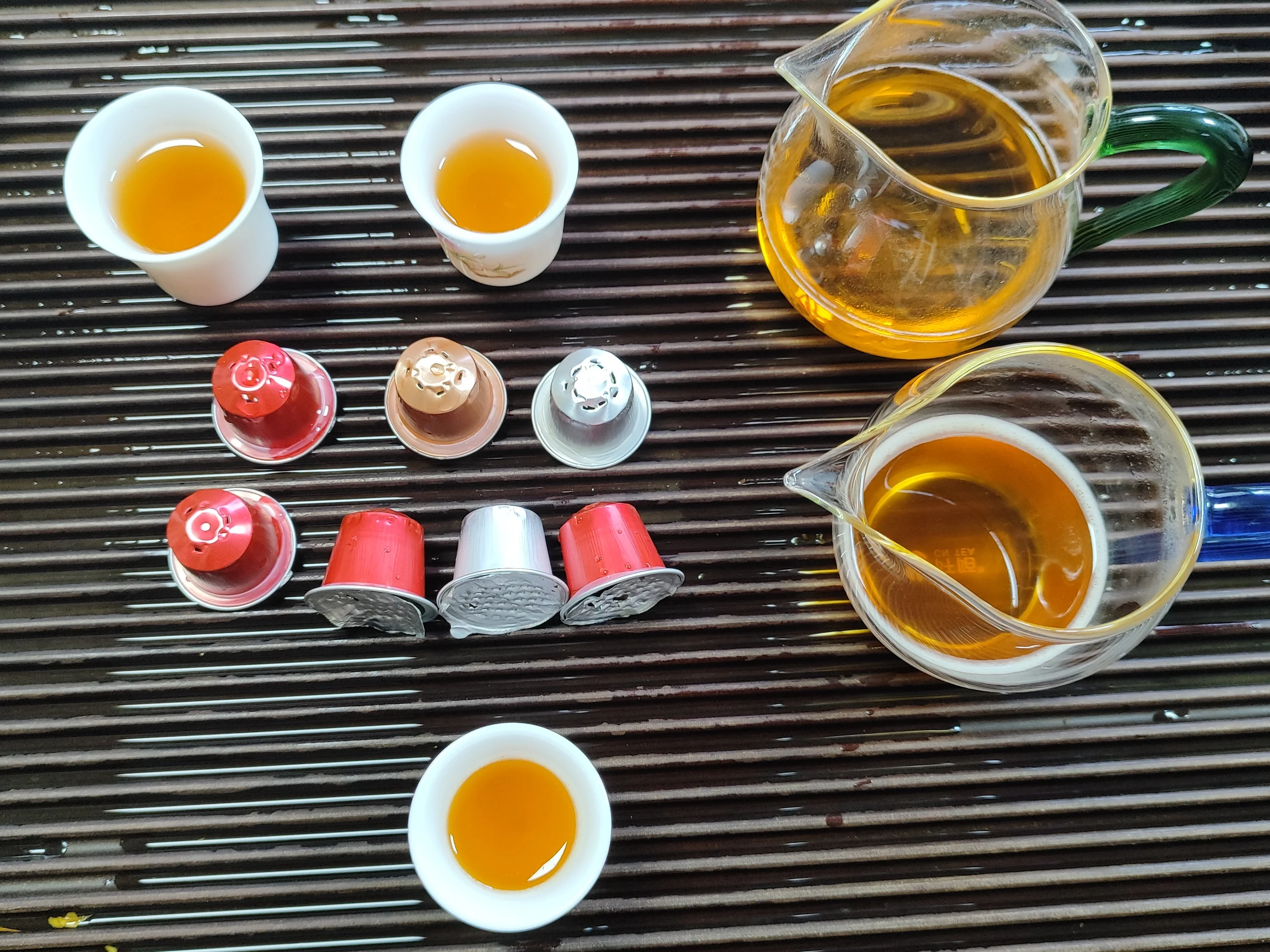 Green tea capsules (matcha) pods capsules powdered tea pod Tea capsules K-Cup compatible OEM Factory price