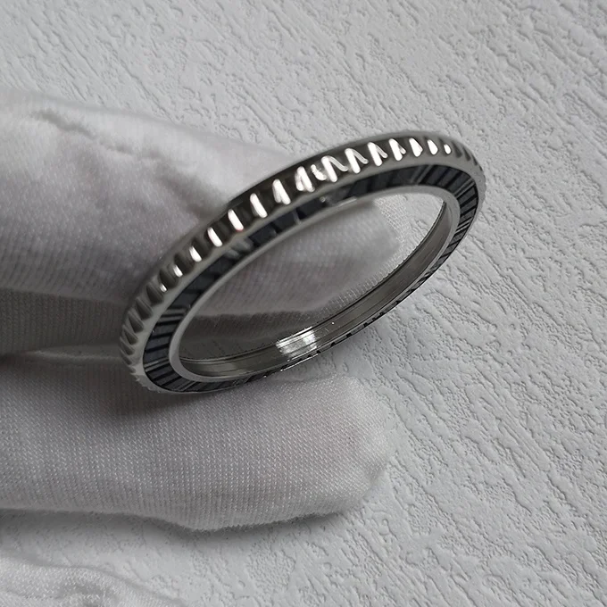 Premium VVS D Moissanite Diamond Watch Bezel for brand watch , Mechanical, and Quartz Watches