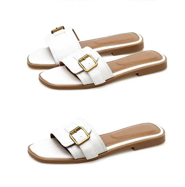Wholesale Summer Famous Designer Brand Outdoor Woman Shoes Luxury Girl Sandals High Quality Heel Slipper For Ladies