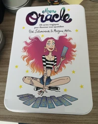 hinged lid single pen pack metal tin box with window