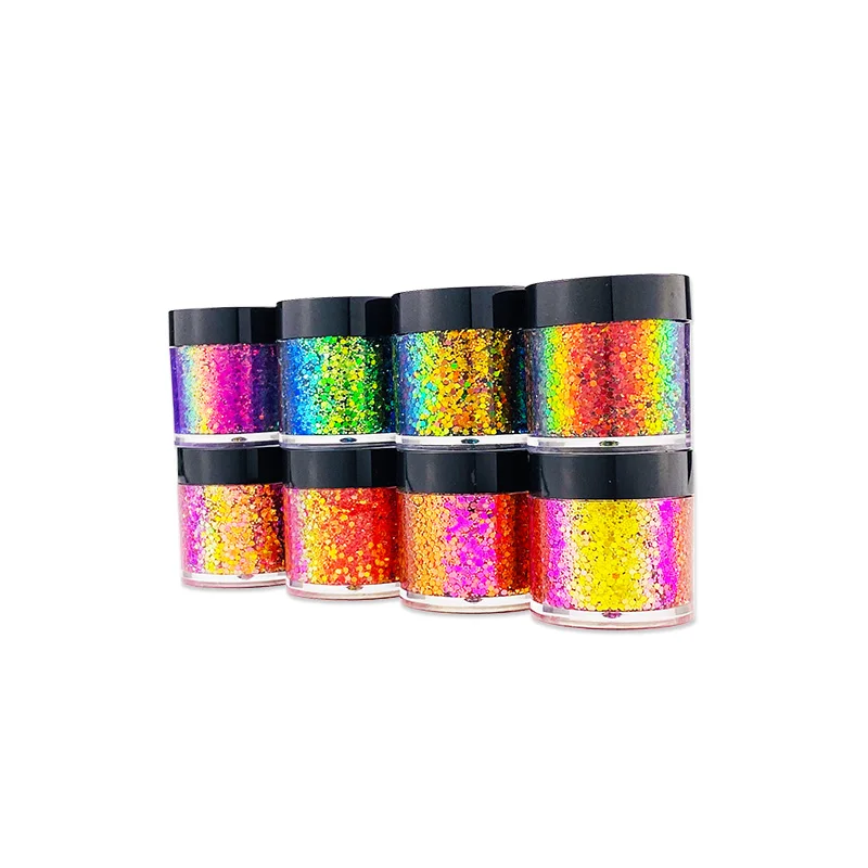 Wholesale custom makeup glitter high pigment eye shadow cream private label single liquid glitter chameleon eyeshadow
