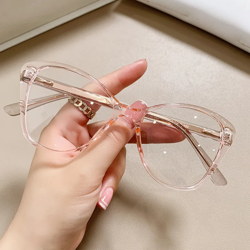 2022 New Europe And America Fashion Women TR90 Cat Eye Optical Frames Glasses Eyewear For Ladies