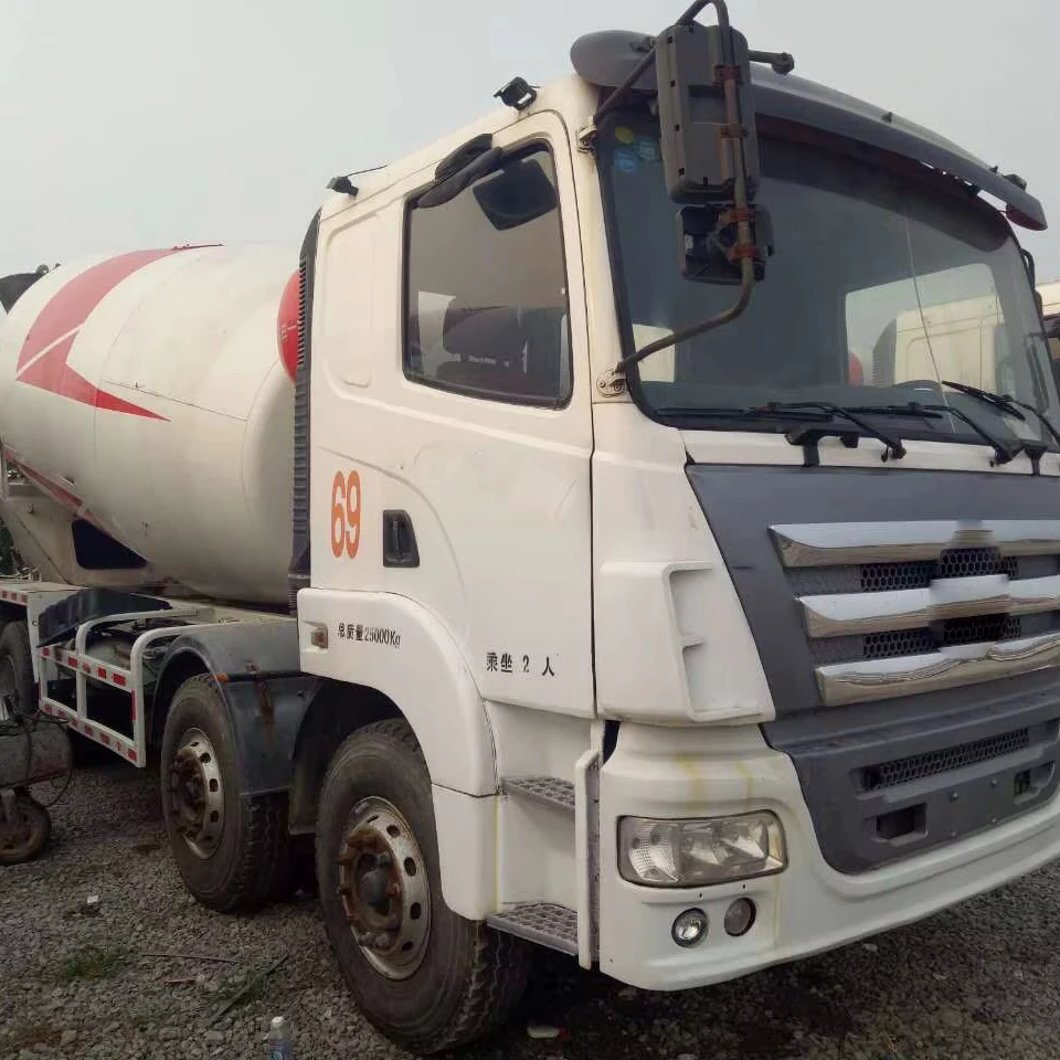 Truck Mixer Concrete SY312C-6W(V) Mixer Concrete Mix Capacity 12m³ Concrete Mixers with Easy Maintenance