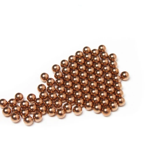 high precision solid round pure Copper Bearing ball