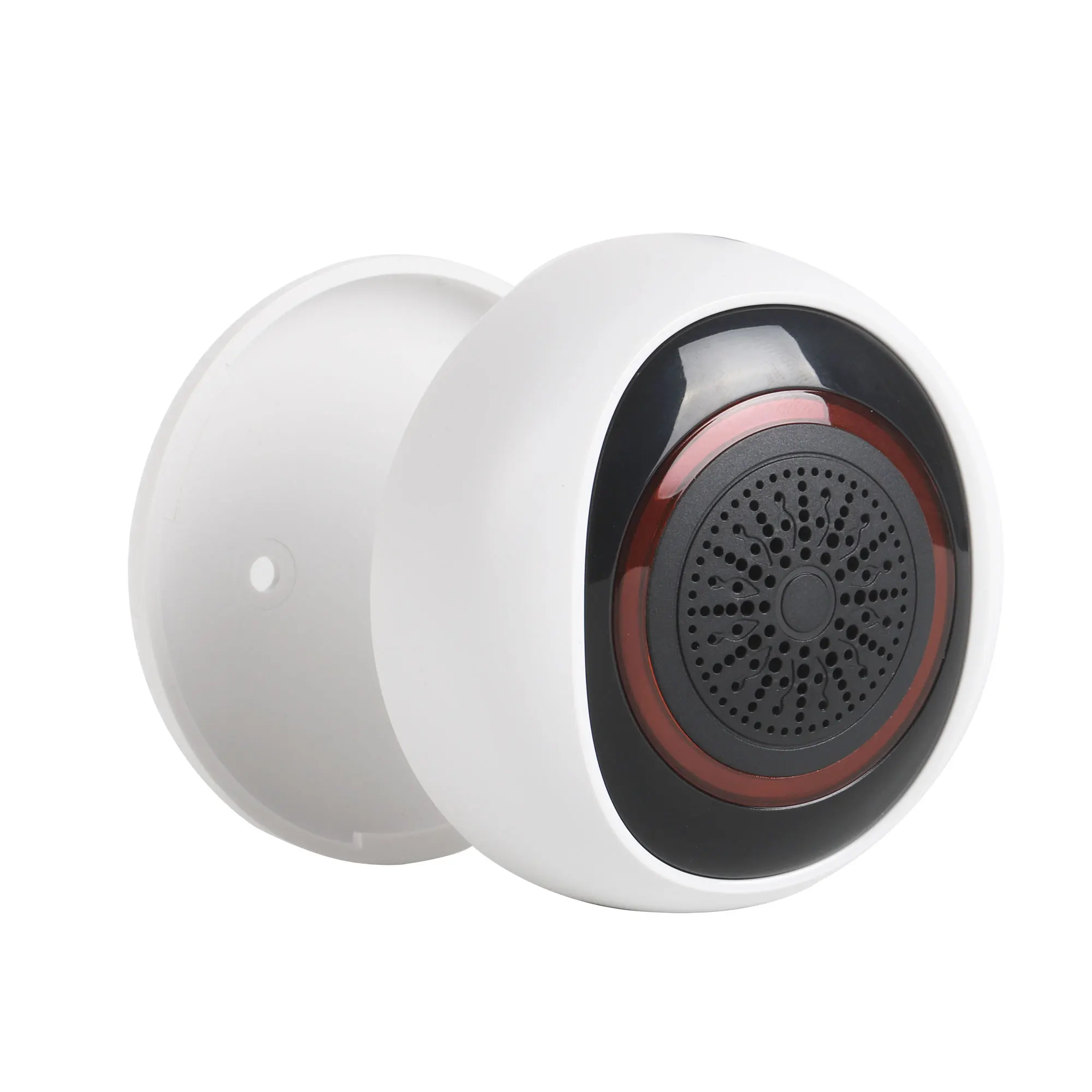 100dB loud decibel tuya zigbee siren sound and flash siren audible and visual horn backup battery for burglar intrusion system