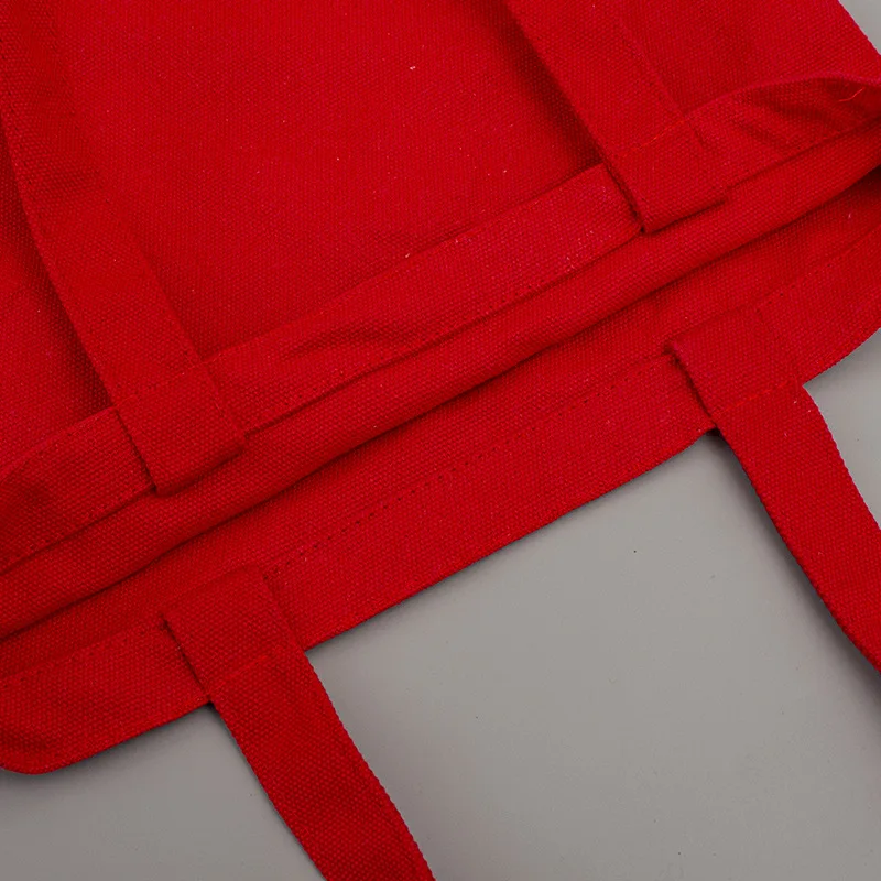 Plain organic reusable canvas cotton fabric for bag making custom canvas shopping tote bag with custom logo printed